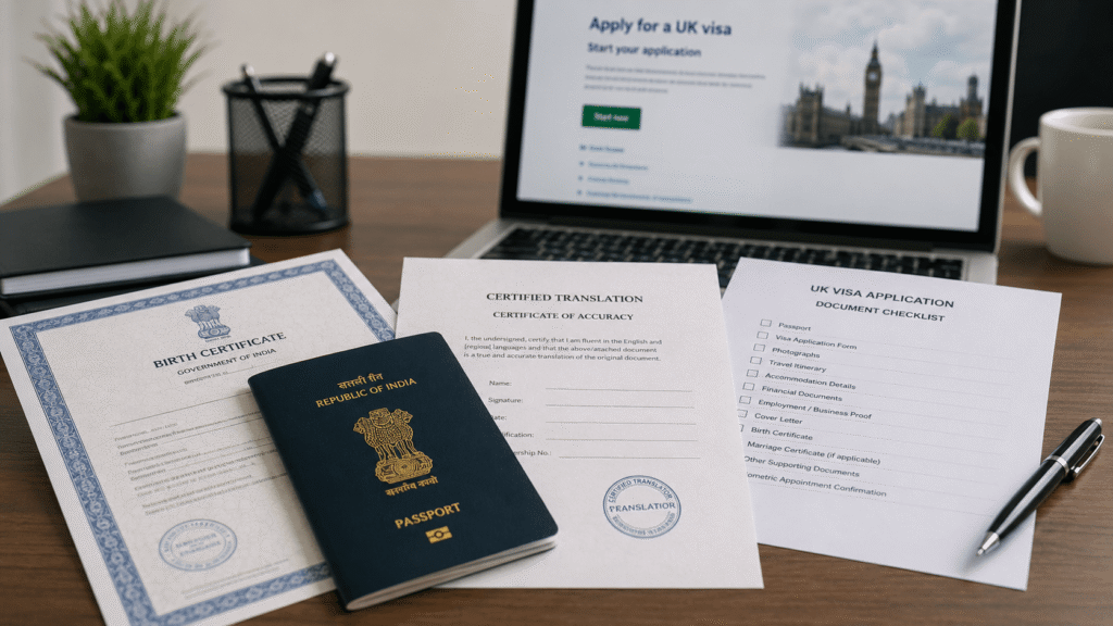 Indian Documents UK Visa Translation Guide | CVT